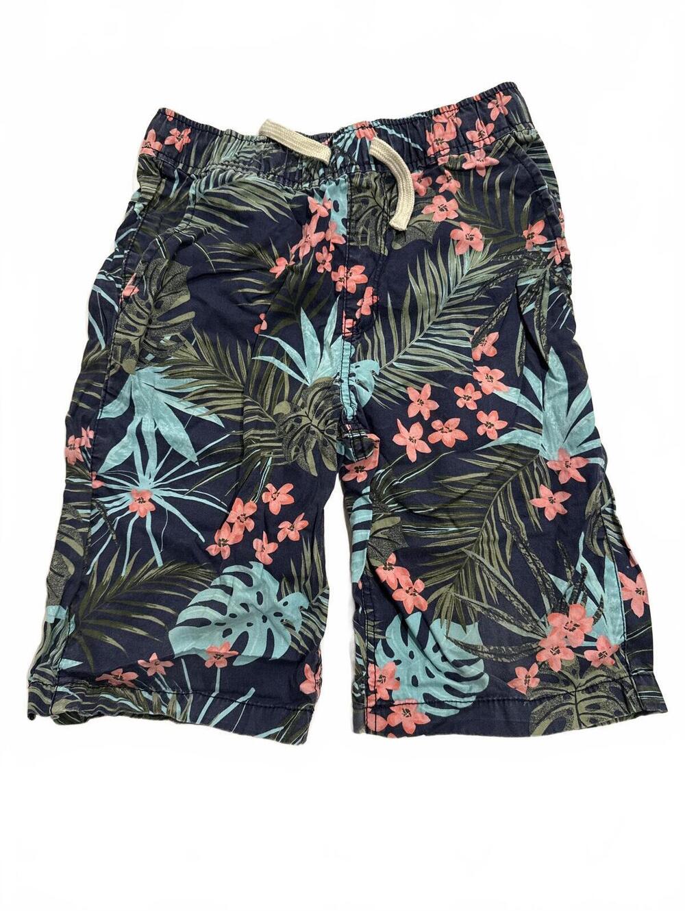 The Children's Place Bermuda Shorts Navy 90S Tropical Print - Boys 14